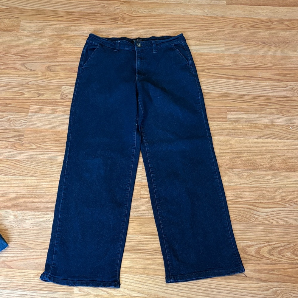 Rachel Zoe ladies Dark Blue Trouser-style Jeans